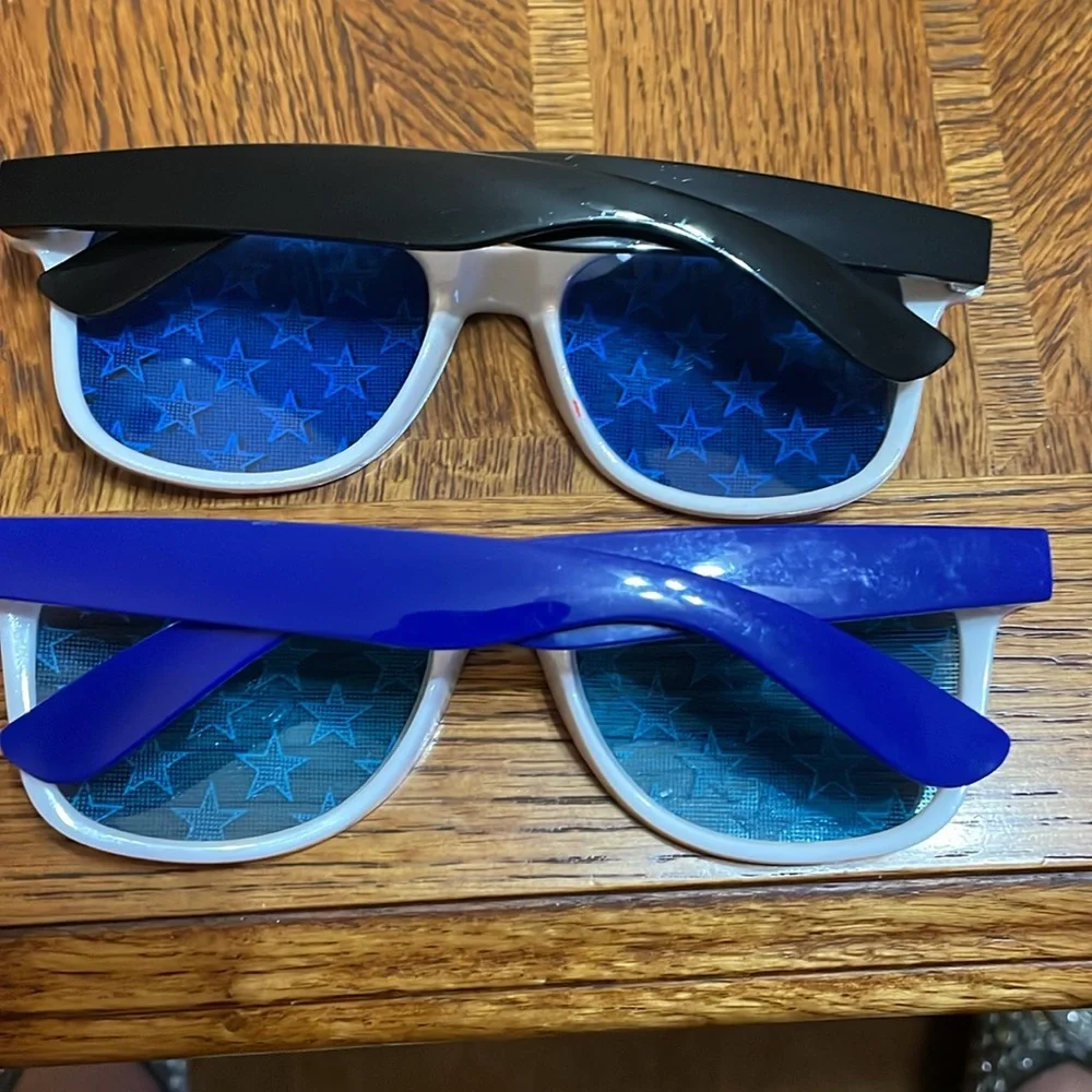 2 Pair Patriot sunglasses
